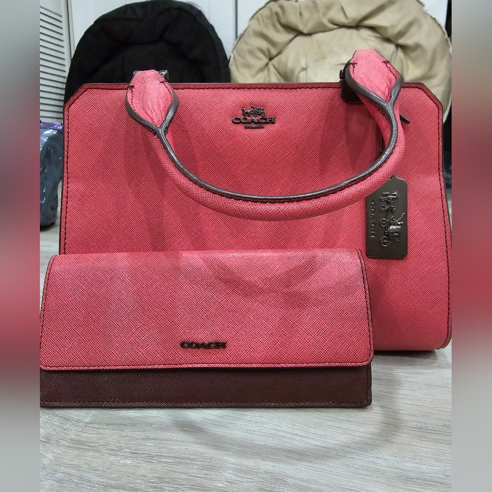 Coach Bag and Wallet Set
